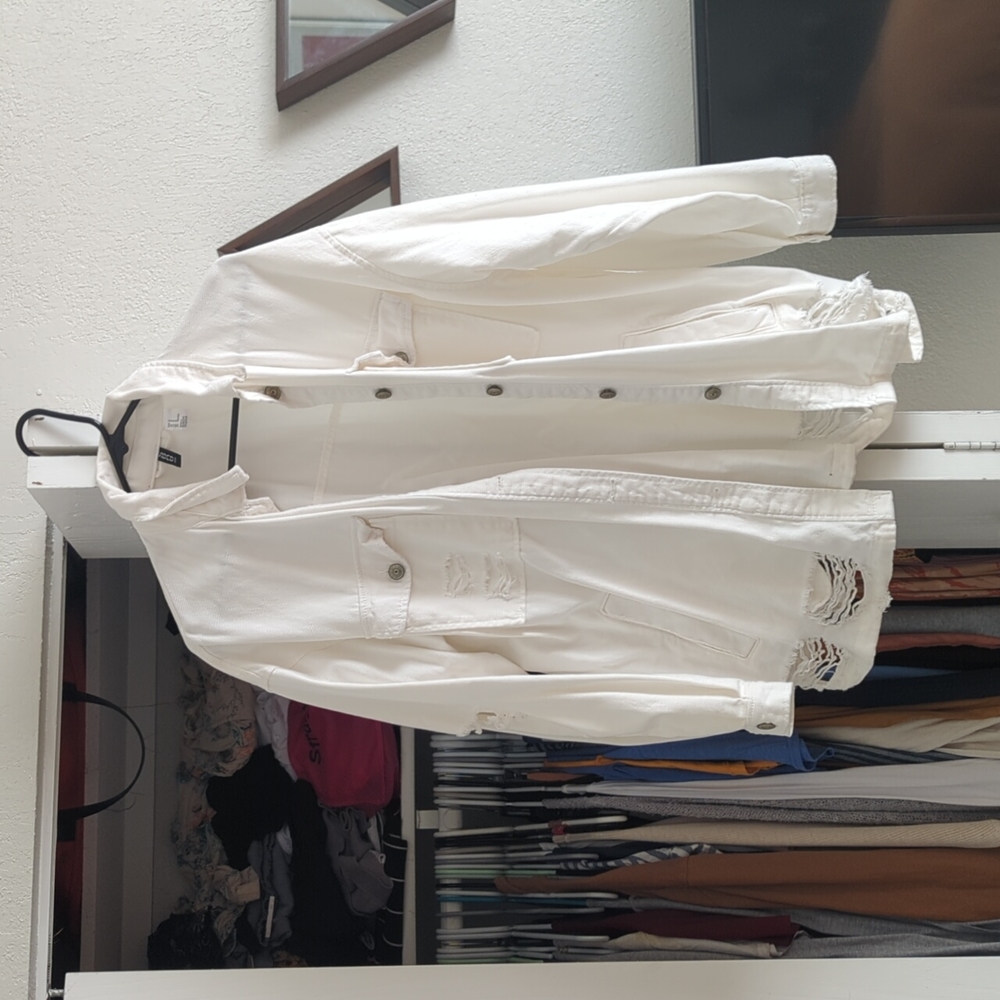 White Denim Jacket